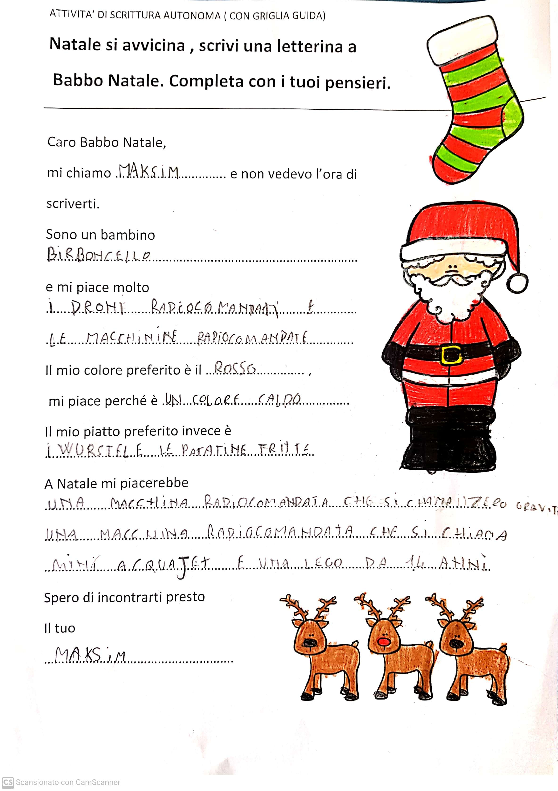 Le letterine di Natale classe IIIB by Scuola Primaria E.De Amicis Montepulciano - Illustrated by CLASSE IIIB - Ourboox.com