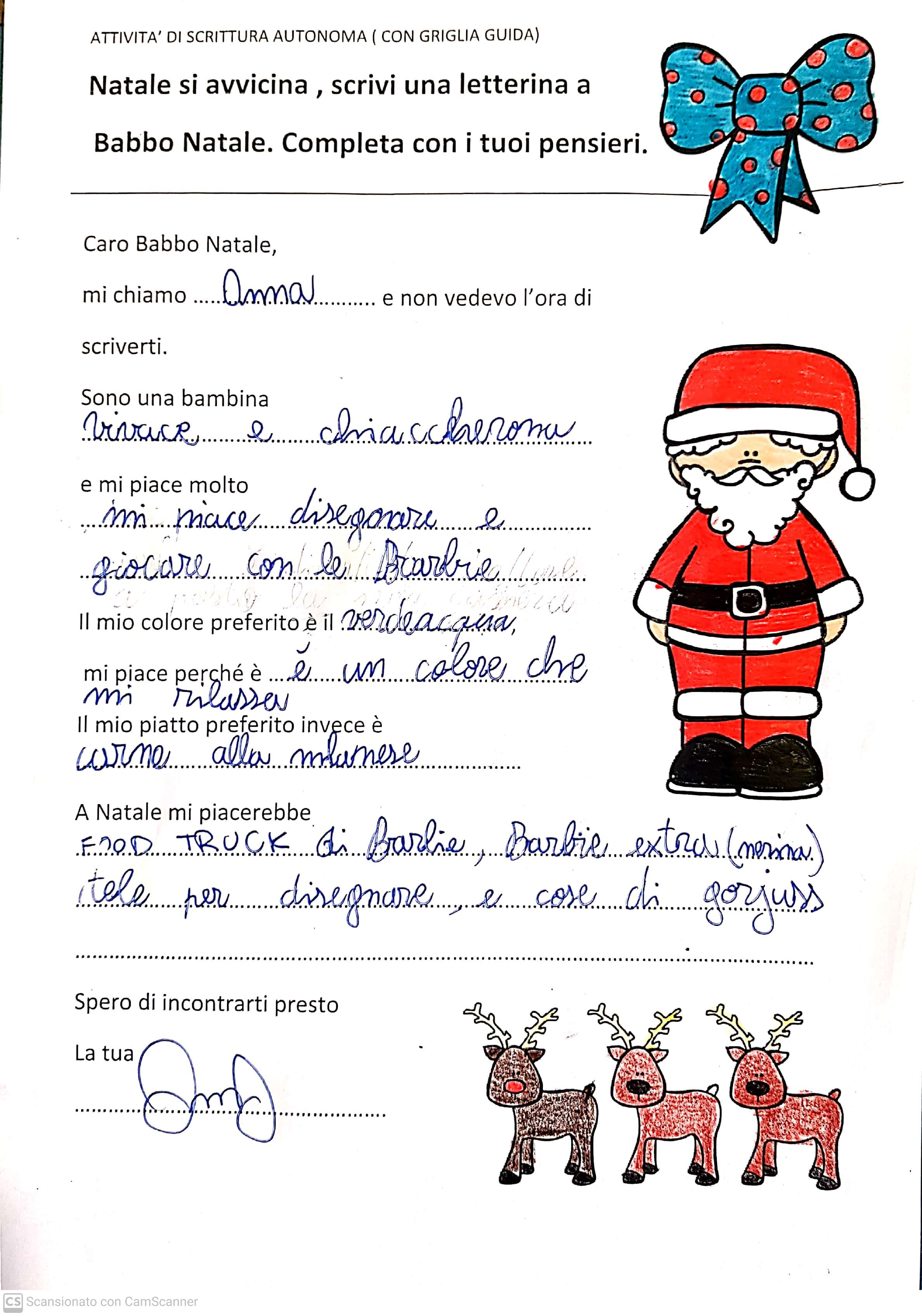 Le letterine di Natale classe IIIB by Scuola Primaria E.De Amicis Montepulciano - Illustrated by CLASSE IIIB - Ourboox.com