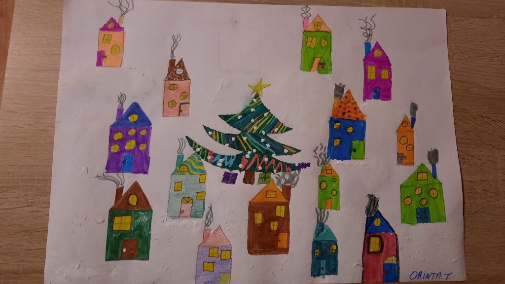 Kalėdos by Gražina - Illustrated by 2a klasė - Ourboox.com