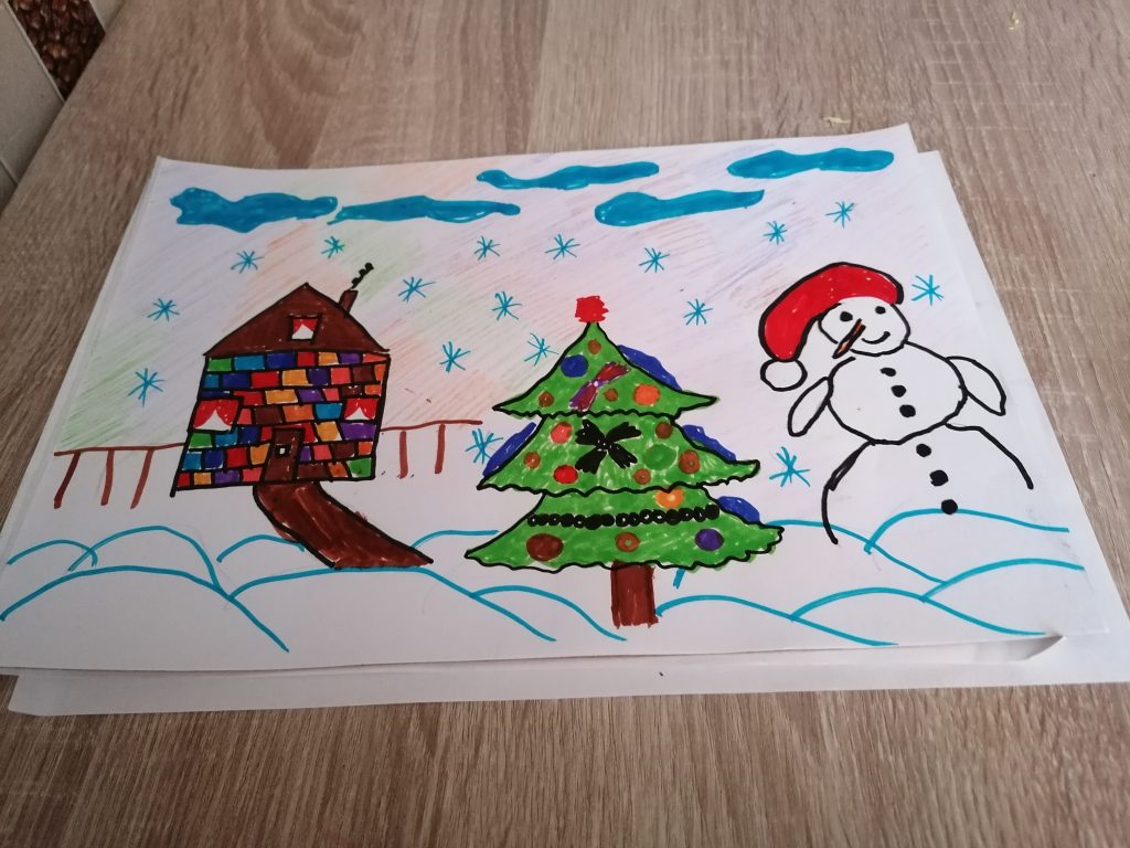 Kalėdos by Gražina - Illustrated by 2a klasė - Ourboox.com