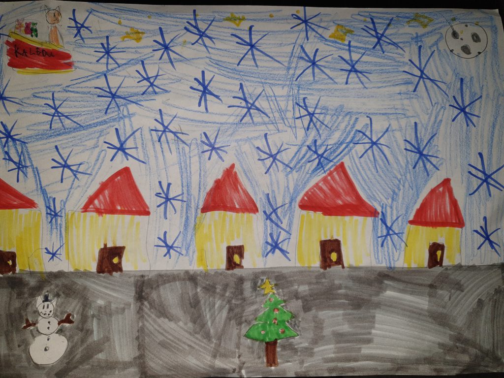 Kalėdos by Gražina - Illustrated by 2a klasė - Ourboox.com