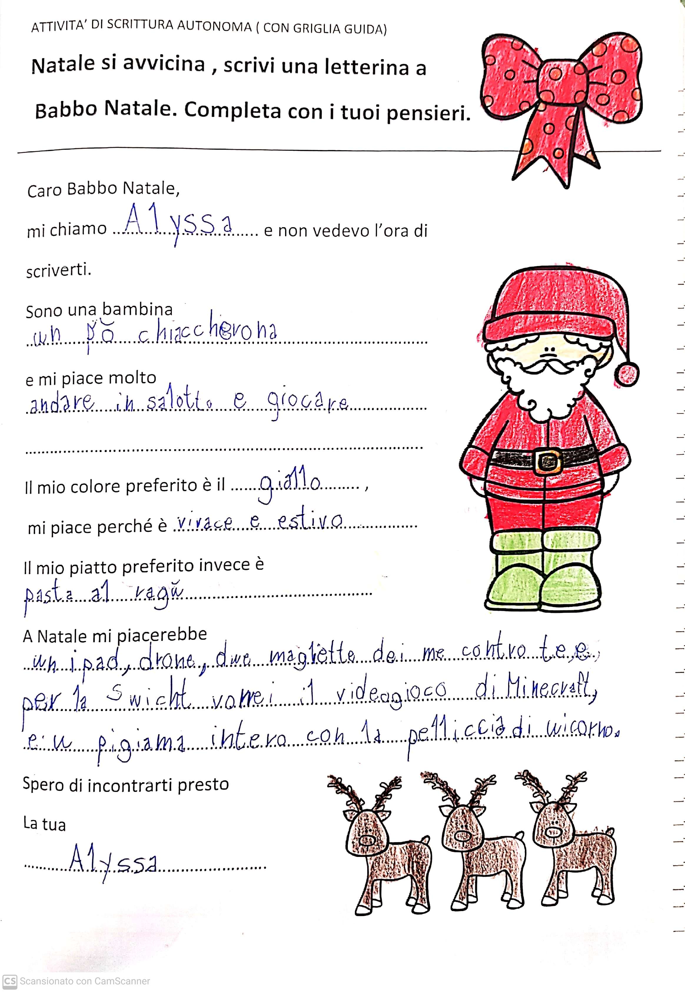 Le letterine di Natale classe IIIB by Scuola Primaria E.De Amicis Montepulciano - Illustrated by CLASSE IIIB - Ourboox.com