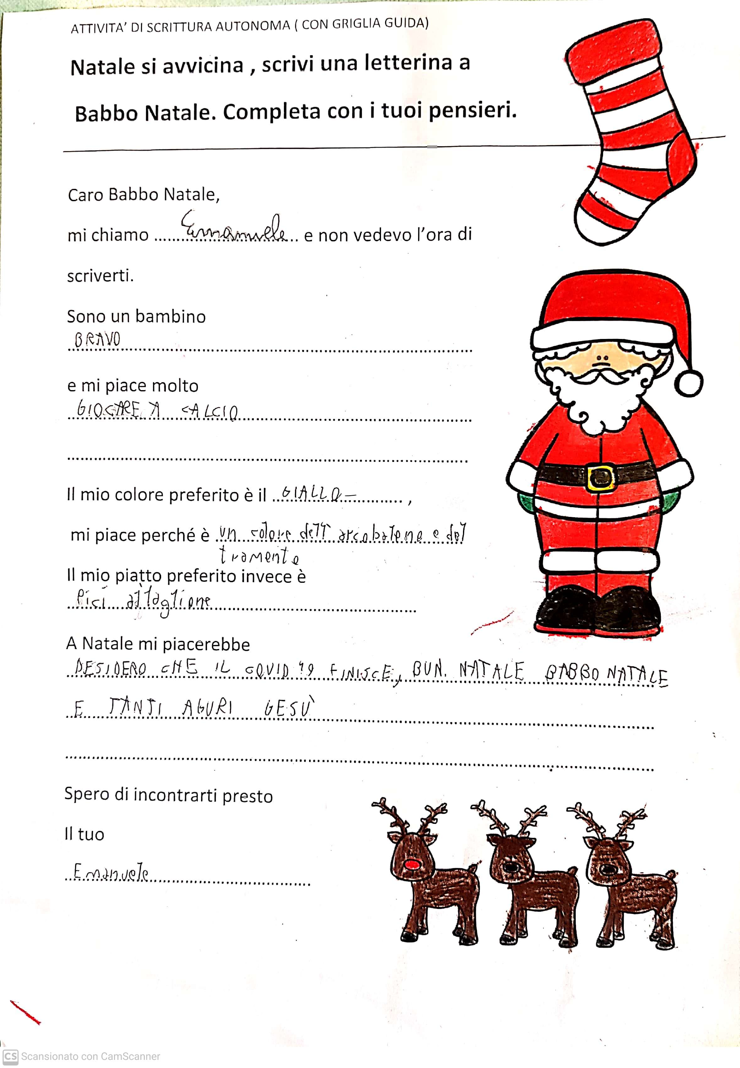 Le letterine di Natale classe IIIA by Scuola Primaria E.De Amicis Montepulciano - Illustrated by Classe IIIA - Ourboox.com
