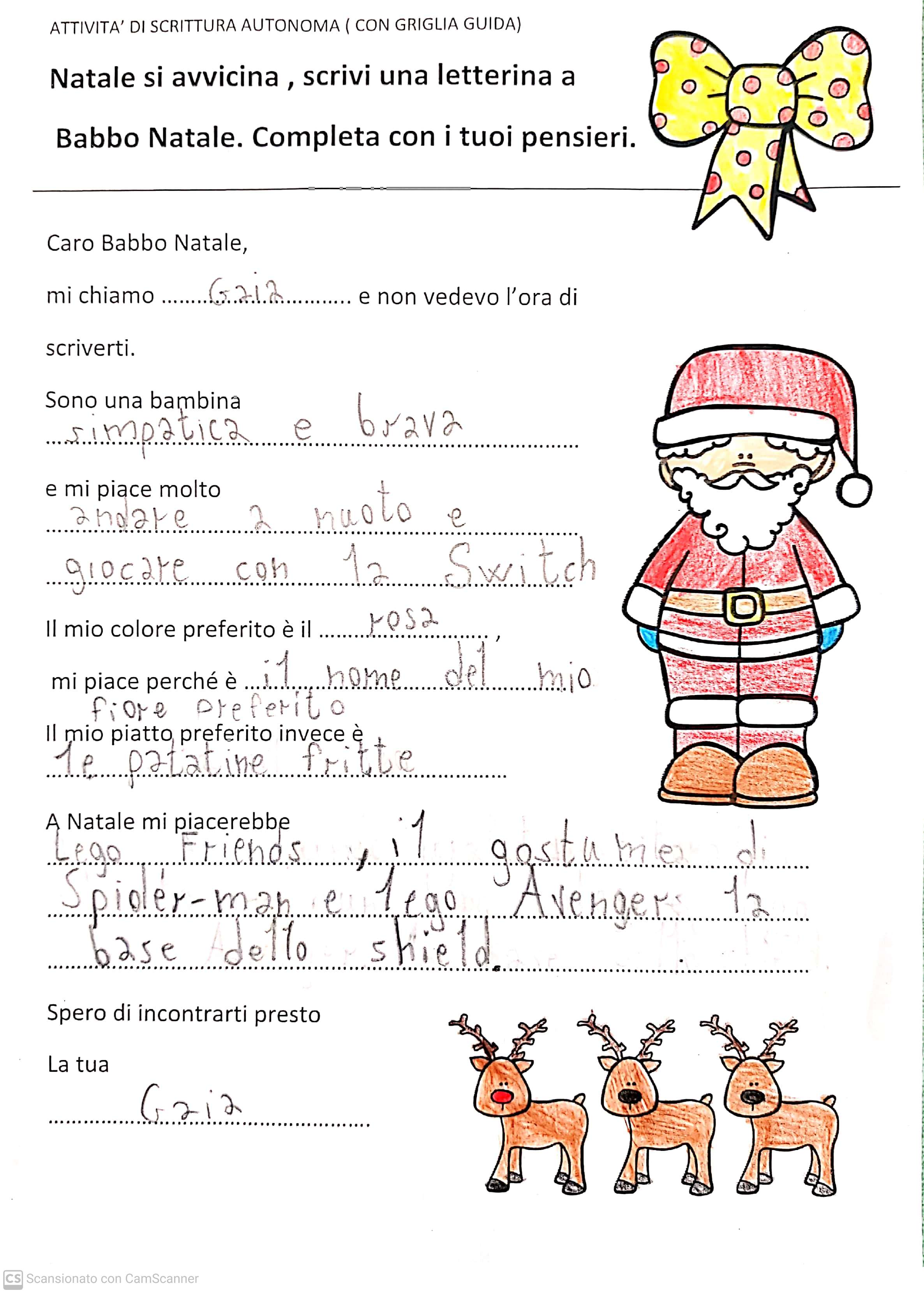 Le letterine di Natale classe IIIA by Scuola Primaria E.De Amicis Montepulciano - Illustrated by Classe IIIA - Ourboox.com