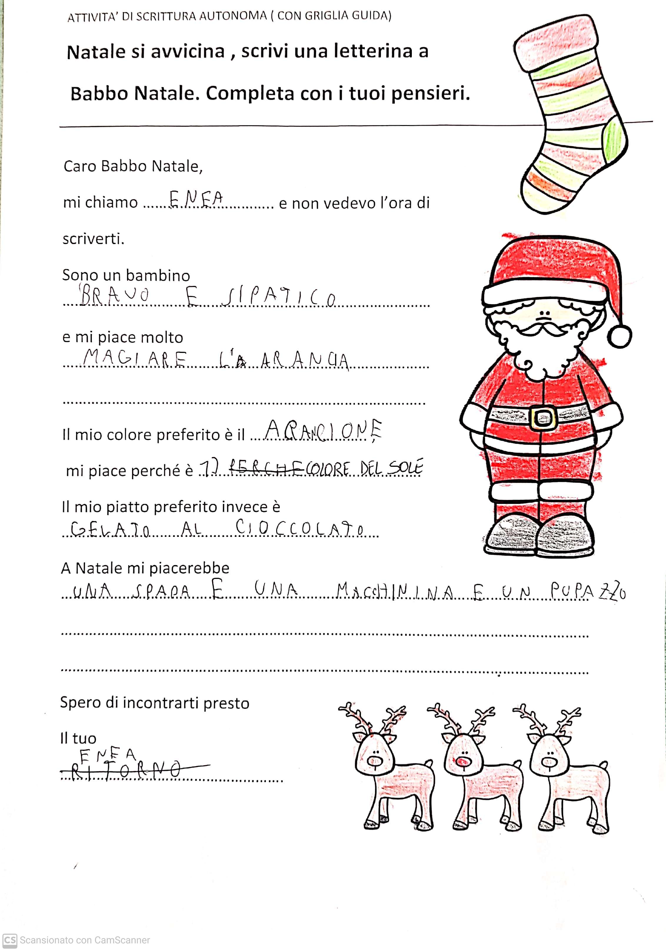 Le letterine di Natale classe IIIA by Scuola Primaria E.De Amicis Montepulciano - Illustrated by Classe IIIA - Ourboox.com