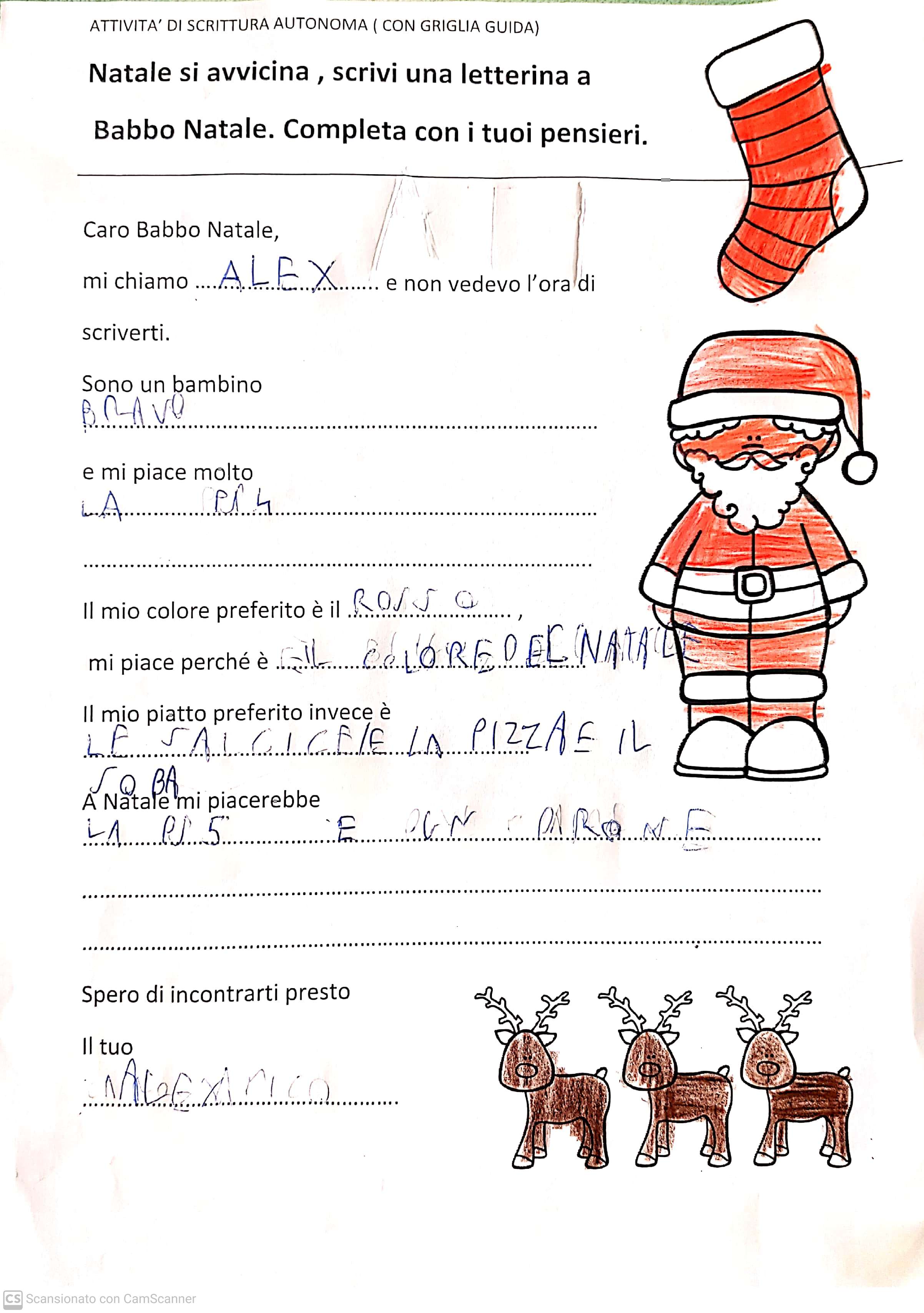 Le letterine di Natale classe IIIA by Scuola Primaria E.De Amicis Montepulciano - Illustrated by Classe IIIA - Ourboox.com