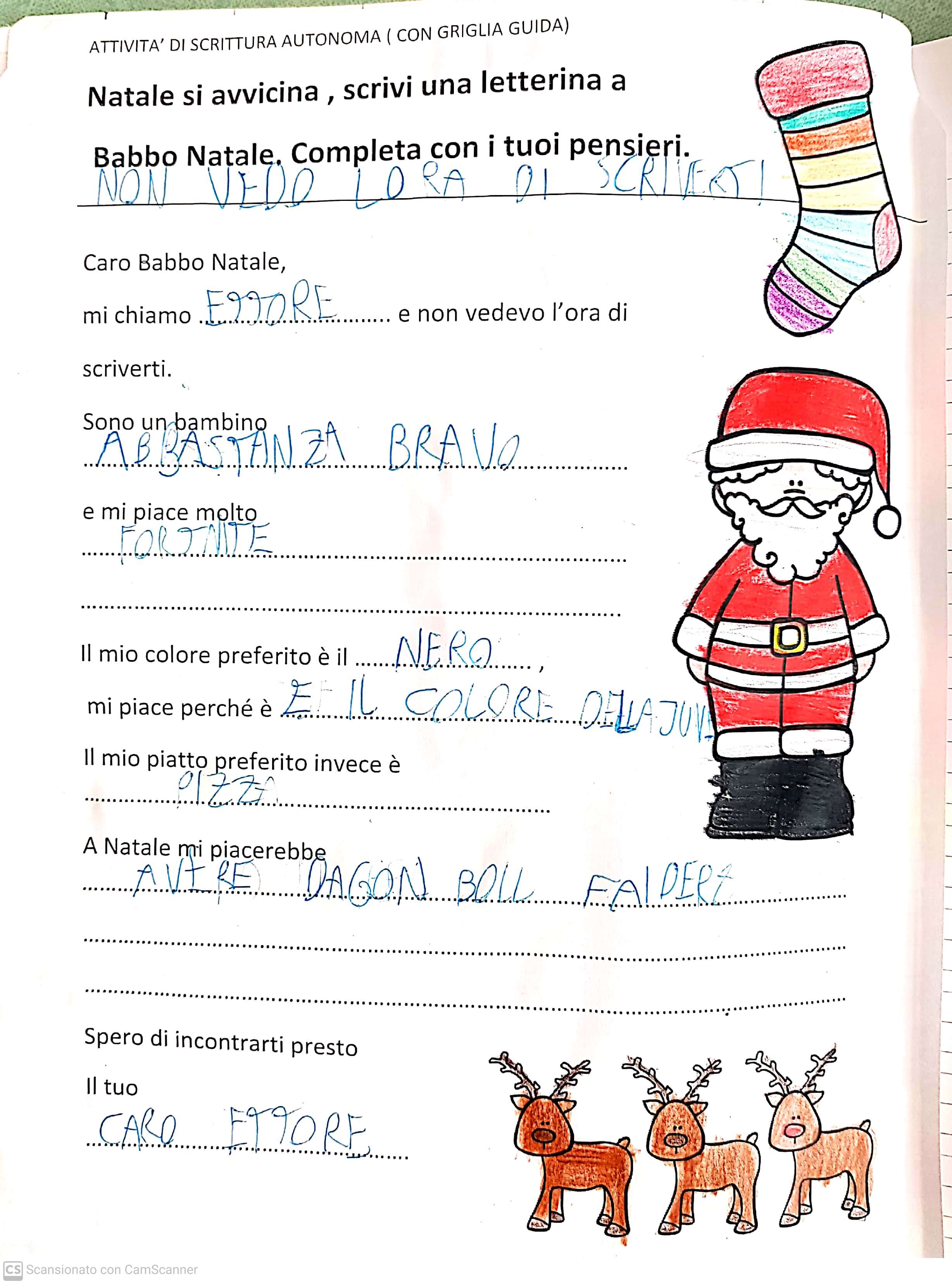 Le letterine di Natale classe IIIA by Scuola Primaria E.De Amicis Montepulciano - Illustrated by Classe IIIA - Ourboox.com