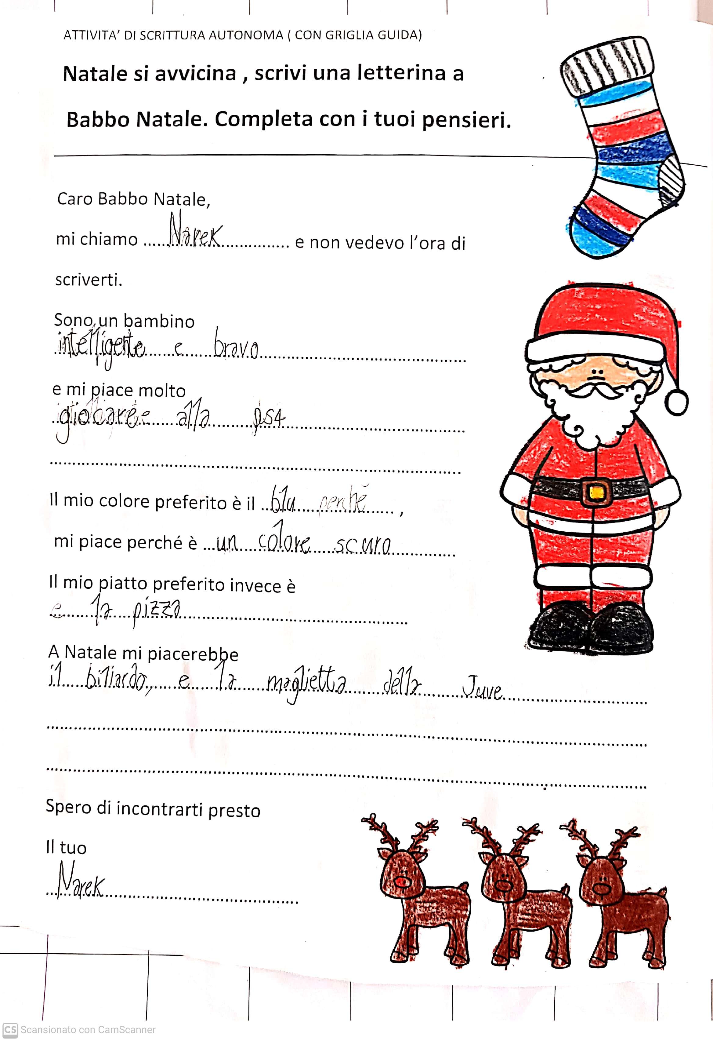 Le letterine di Natale classe IIIA by Scuola Primaria E.De Amicis Montepulciano - Illustrated by Classe IIIA - Ourboox.com