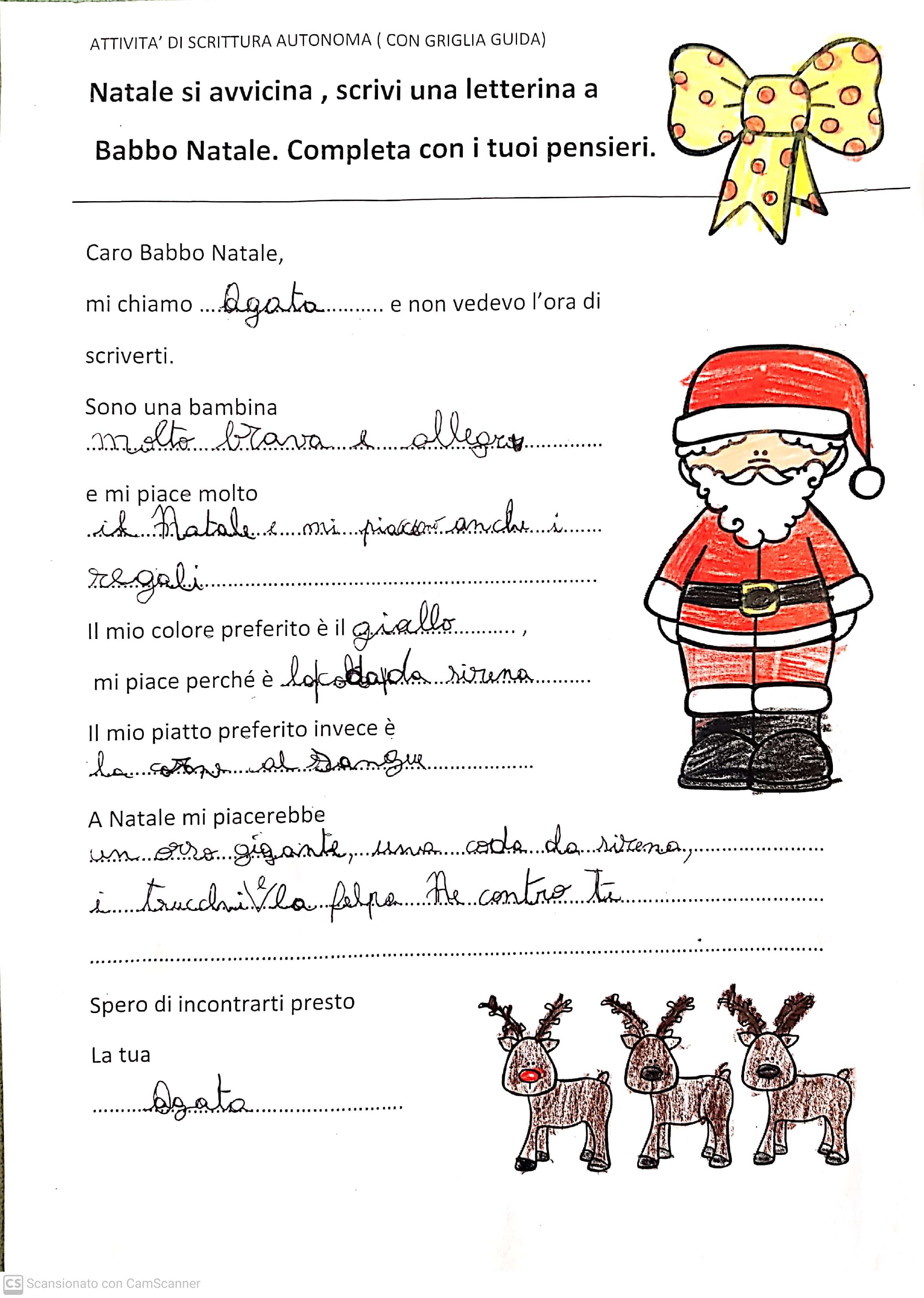 Le letterine di Natale classe IIIA by Scuola Primaria E.De Amicis Montepulciano - Illustrated by Classe IIIA - Ourboox.com