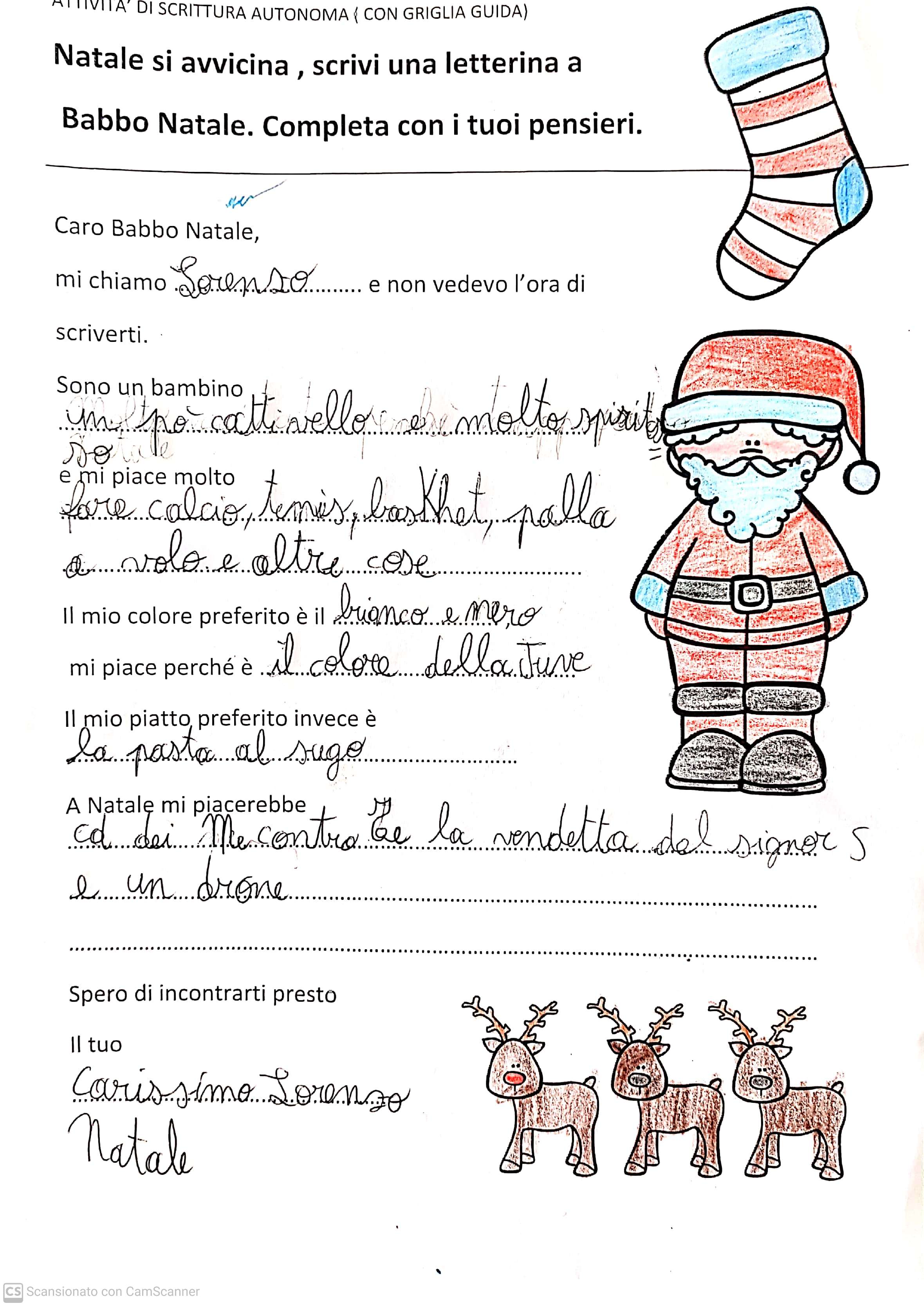Le letterine di Natale classe IIIA by Scuola Primaria E.De Amicis Montepulciano - Illustrated by Classe IIIA - Ourboox.com