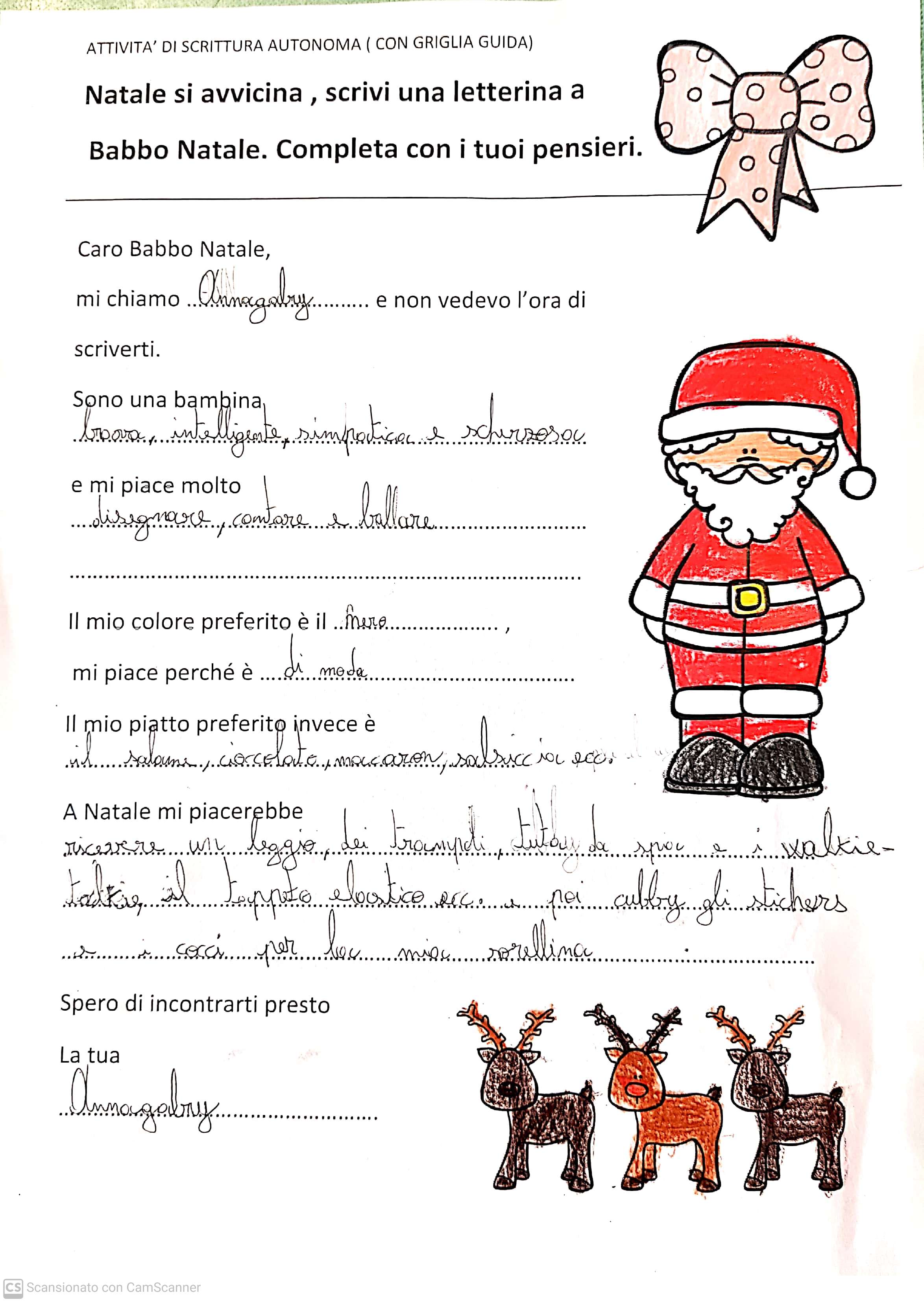 Le letterine di Natale classe IIIA by Scuola Primaria E.De Amicis Montepulciano - Illustrated by Classe IIIA - Ourboox.com