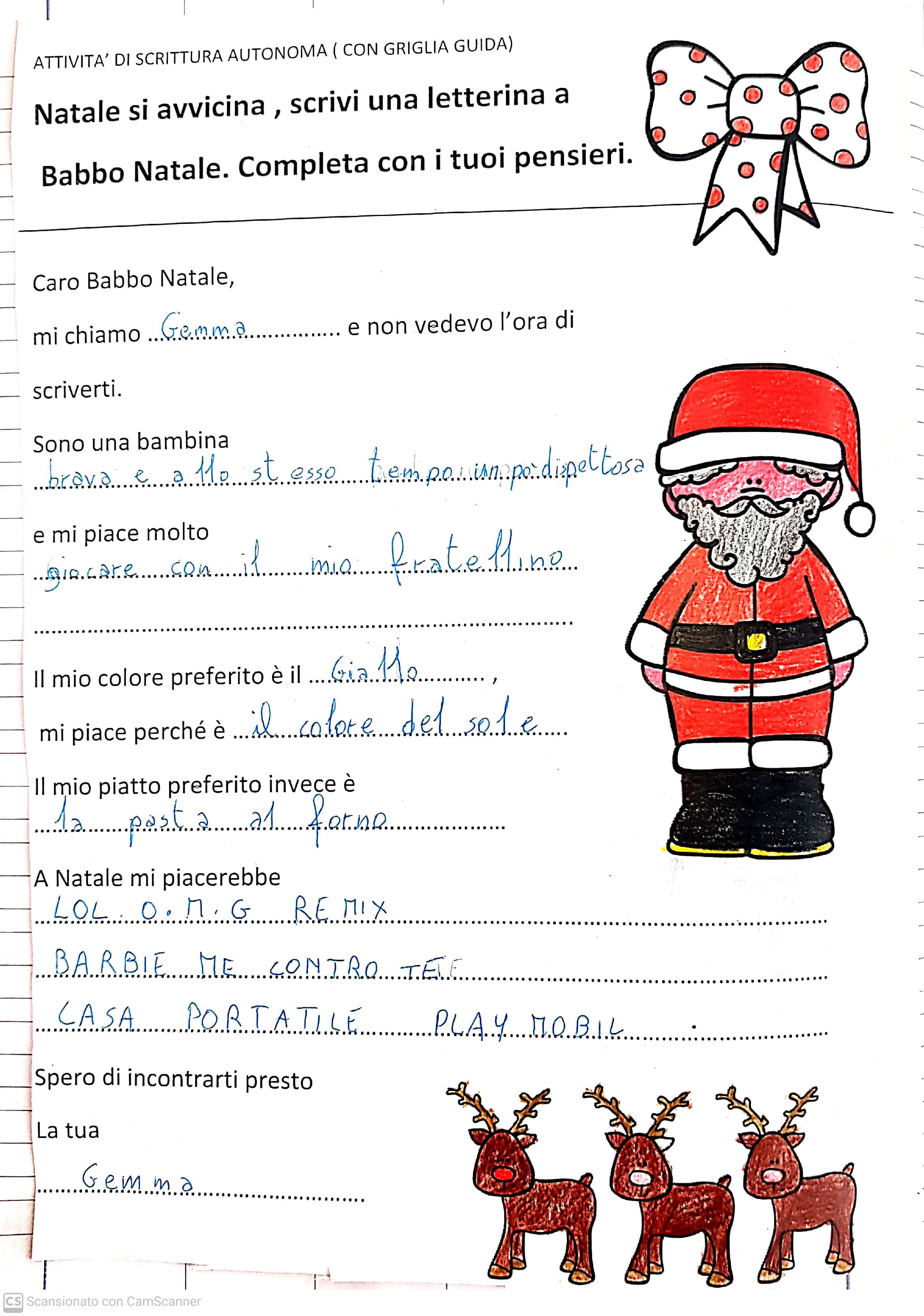 Le letterine di Natale classe IIIA by Scuola Primaria E.De Amicis Montepulciano - Illustrated by Classe IIIA - Ourboox.com