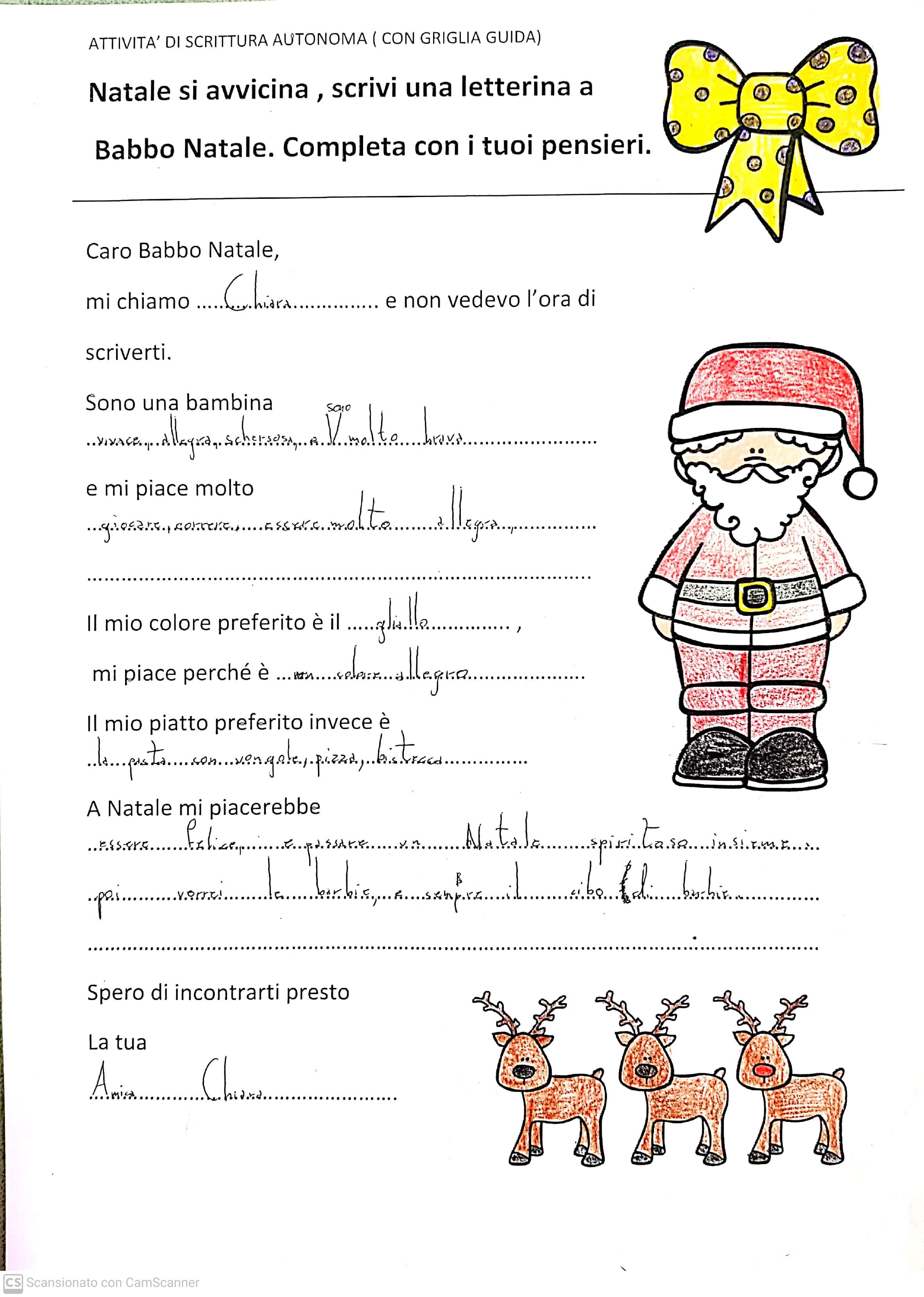 Le letterine di Natale classe IIIA by Scuola Primaria E.De Amicis Montepulciano - Illustrated by Classe IIIA - Ourboox.com