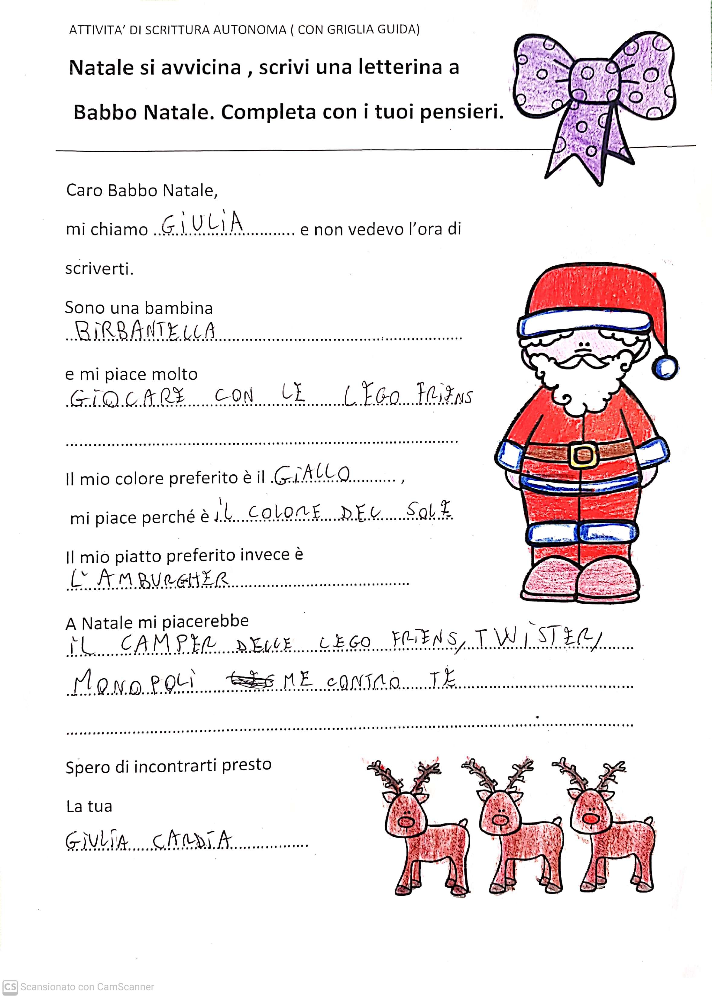 Le letterine di Natale classe IIIA by Scuola Primaria E.De Amicis Montepulciano - Illustrated by Classe IIIA - Ourboox.com
