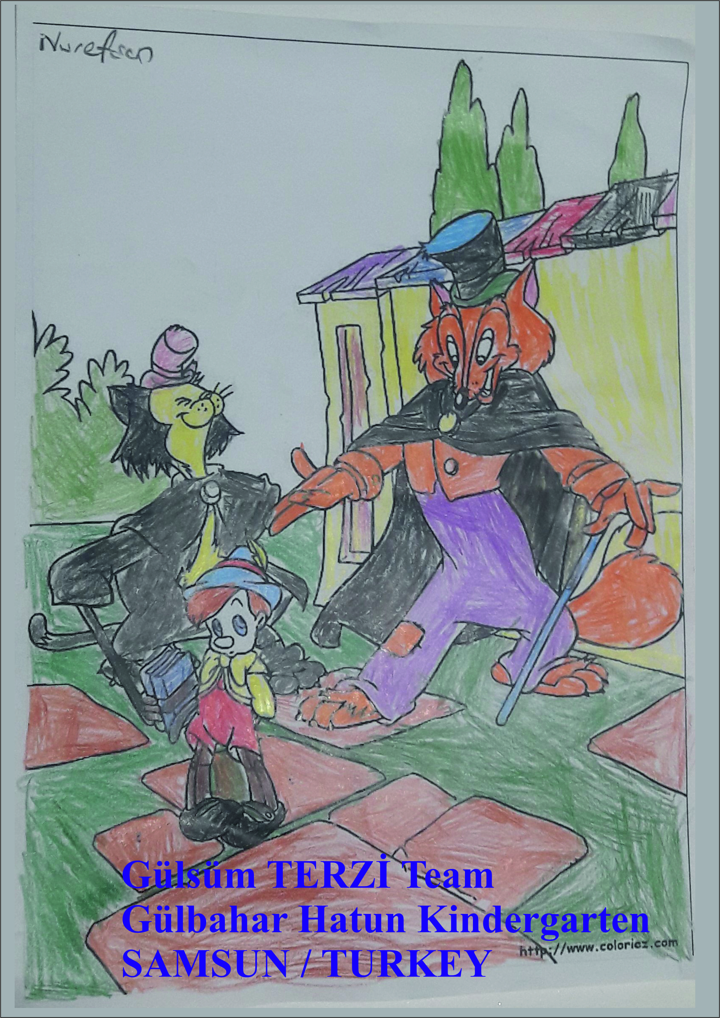  by Z kuşağına masallar - Illustrated by Z Kuşağına Masallar Projesi C Takımı Pinokyo Masalının Kahramanlarını Resimleme Etkinliği E Kitabı / Tales for Generation Z Project C Team Illustration of the Heroes of Pinocchio Tale E Book - Ourboox.com