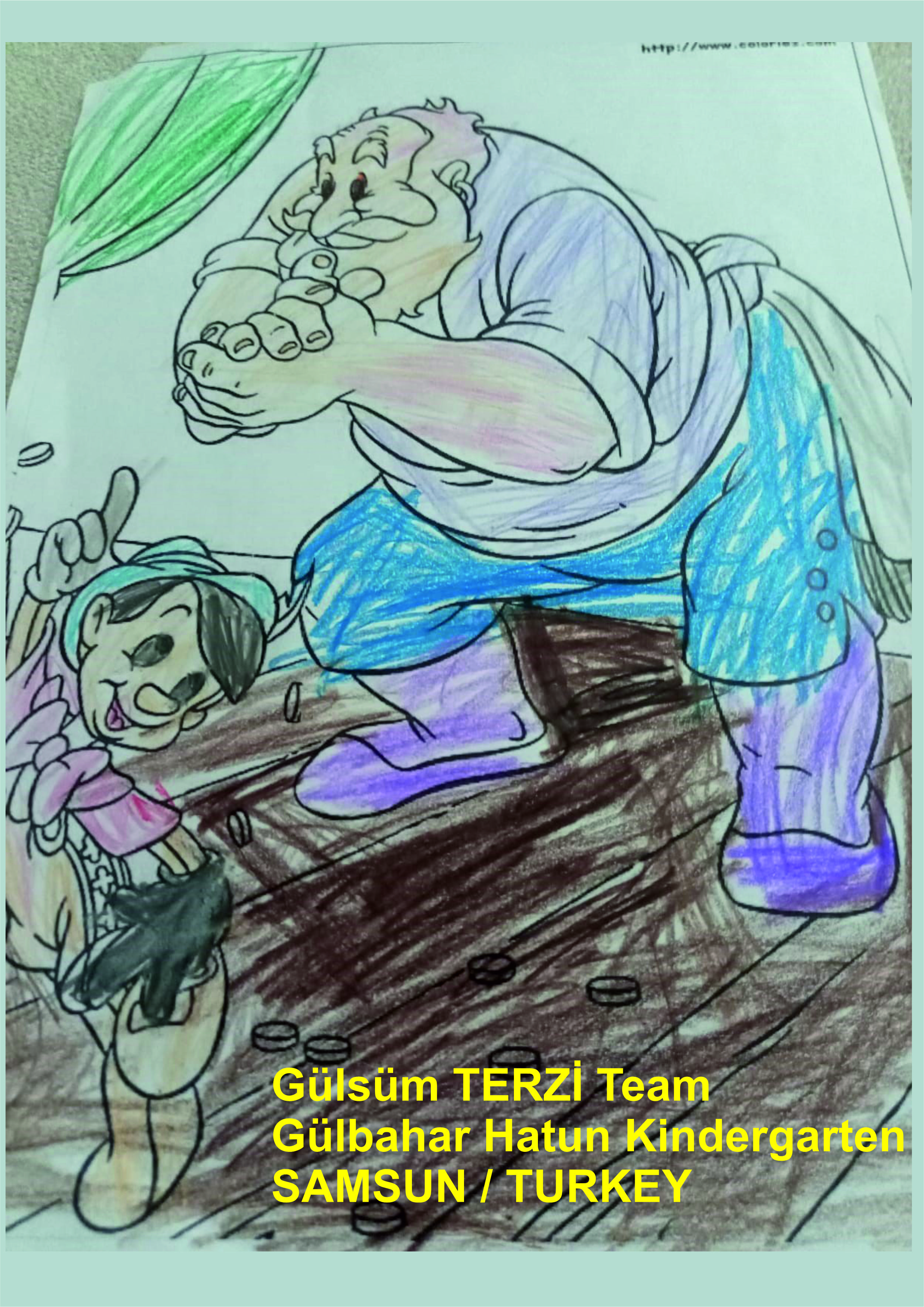  by Z kuşağına masallar - Illustrated by Z Kuşağına Masallar Projesi C Takımı Pinokyo Masalının Kahramanlarını Resimleme Etkinliği E Kitabı / Tales for Generation Z Project C Team Illustration of the Heroes of Pinocchio Tale E Book - Ourboox.com