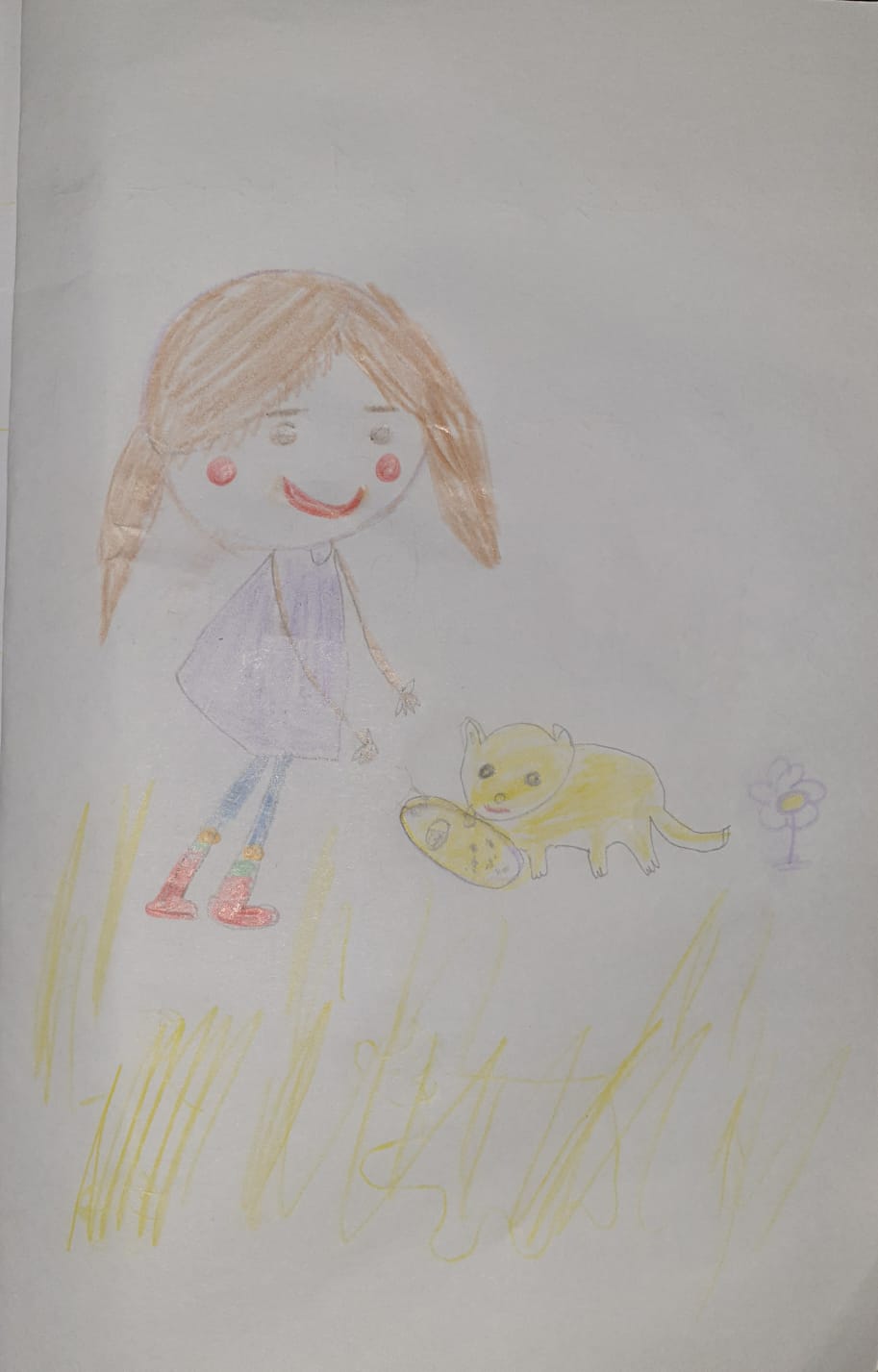 القِطةُ الذَكيةُ by dalia ibrahem - Illustrated by لين ابراهيم - Ourboox.com