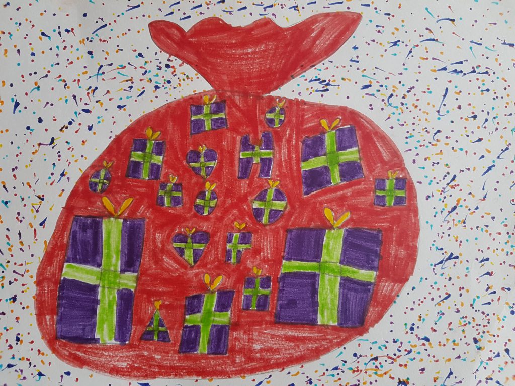 Kalėdos by Gražina - Illustrated by 2a klasė - Ourboox.com