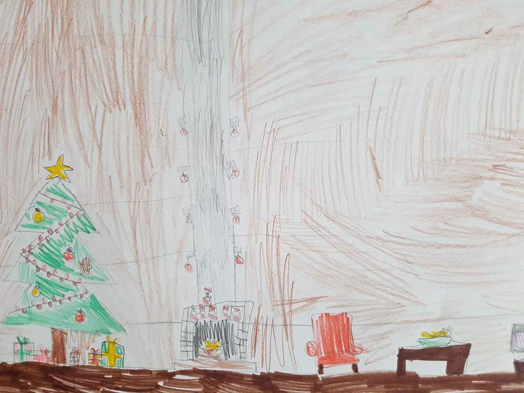 Kalėdos by Gražina - Illustrated by 2a klasė - Ourboox.com