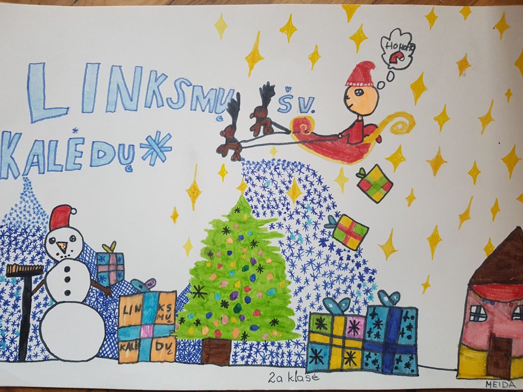 Kalėdos by Gražina - Illustrated by 2a klasė - Ourboox.com