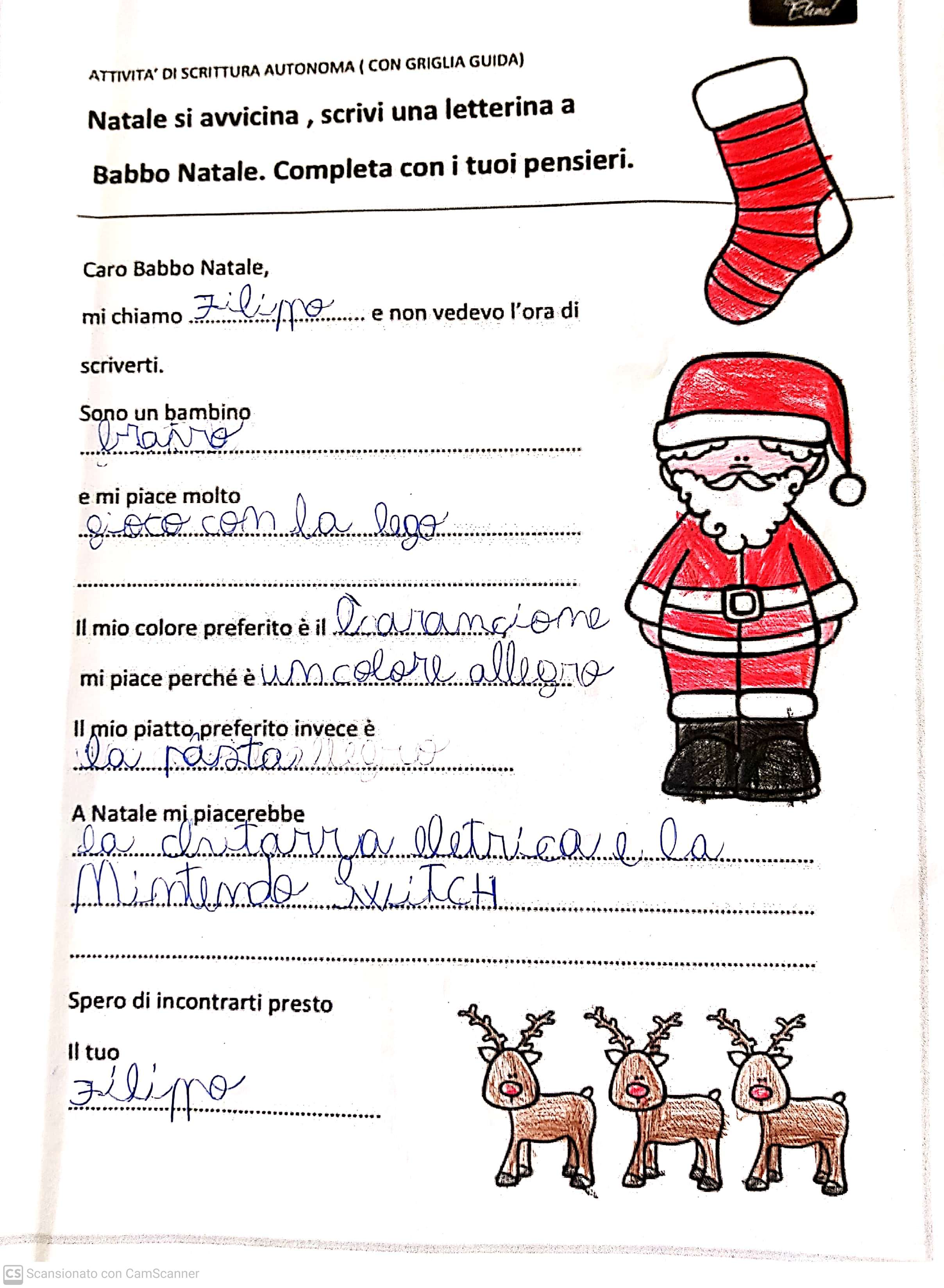 Le letterine di Natale classe IIIB by Scuola Primaria E.De Amicis Montepulciano - Illustrated by CLASSE IIIB - Ourboox.com