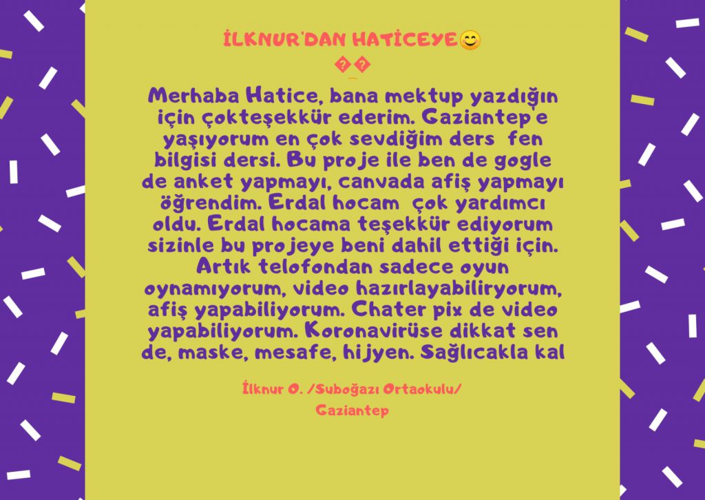 EVRENİ KEŞFEDİYORUZ ÖĞRENCİ MEKTUPLARI by fethiye - Ourboox.com