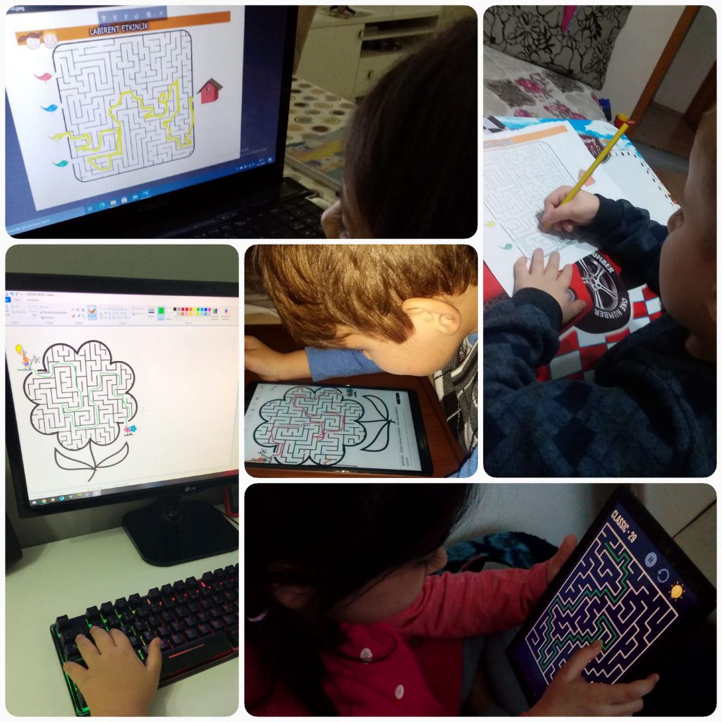 Eğlen Öğren Kodla Labirent Çalışmalarımız by Serdal - Ourboox.com