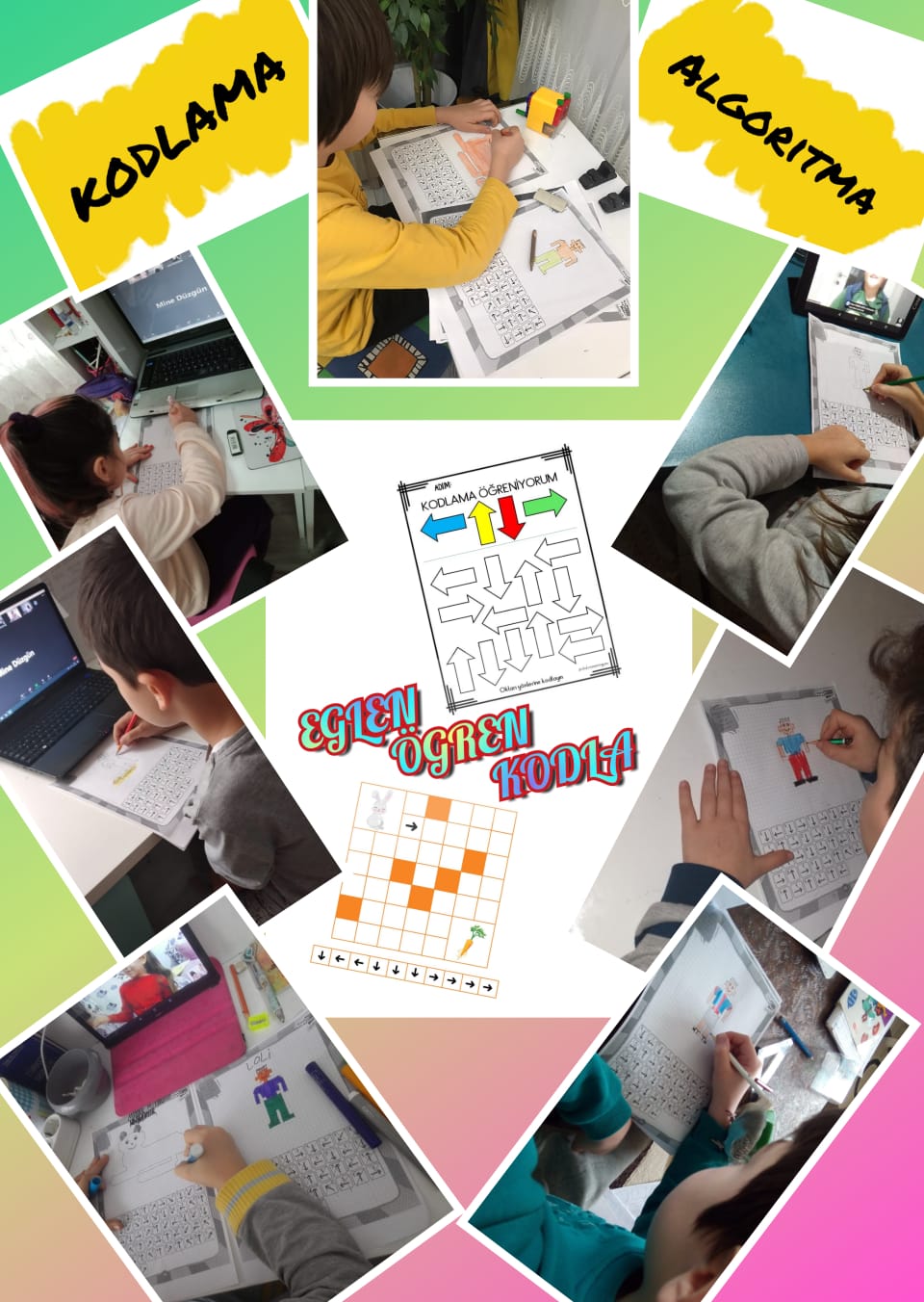 Eğlen Öğren Kodla Labirent Çalışmalarımız by Serdal - Ourboox.com