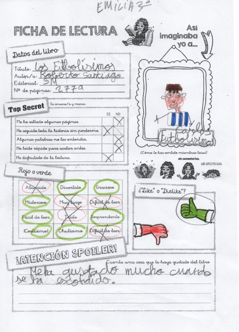 Fichas Lectura- 1 1º trimestre by Lola Ortiz - Ourboox.com