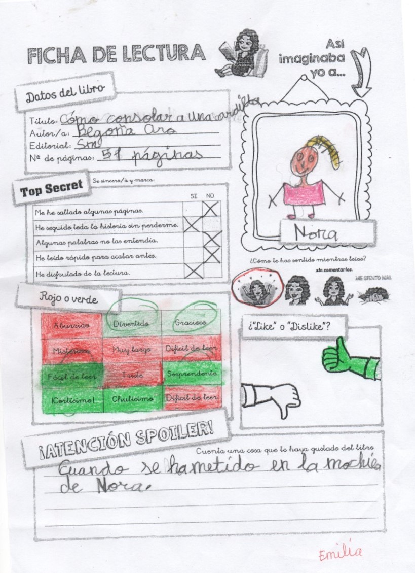 Fichas Lectura- 1 1º trimestre by Lola Ortiz - Ourboox.com