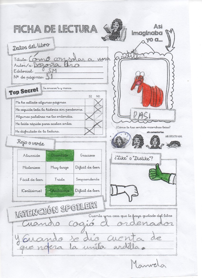 Fichas Lectura – 2 1º trimestre by Lola Ortiz - Ourboox.com