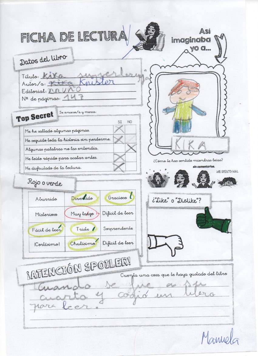 Fichas Lectura – 2 1º trimestre by Lola Ortiz - Ourboox.com