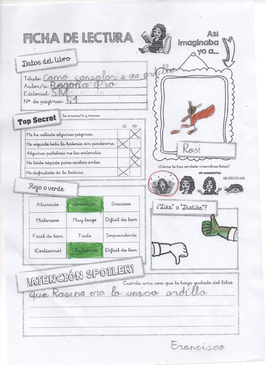 Fichas Lectura – 2 1º trimestre by Lola Ortiz - Ourboox.com