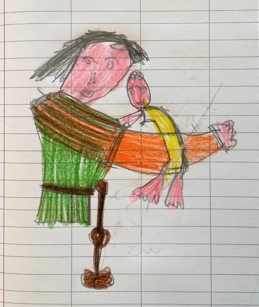 La Madonna della seggiola – Raffaello Sanzio by Rosaria Ricciardo - Illustrated by Classi terze - Scuola Primaria A.S. 2020-21 - Ourboox.com