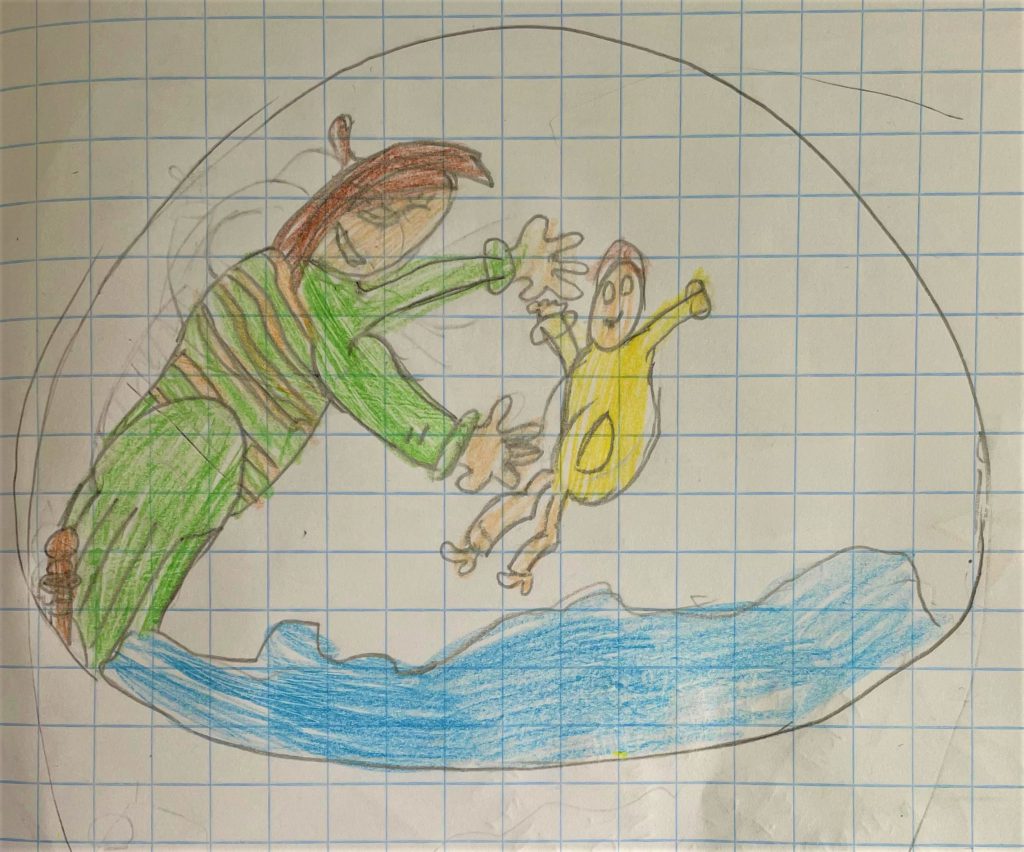 La Madonna della seggiola – Raffaello Sanzio by Rosaria Ricciardo - Illustrated by Classi terze - Scuola Primaria A.S. 2020-21 - Ourboox.com