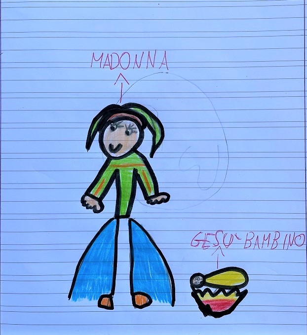 La Madonna della seggiola – Raffaello Sanzio by Rosaria Ricciardo - Illustrated by Classi terze - Scuola Primaria A.S. 2020-21 - Ourboox.com