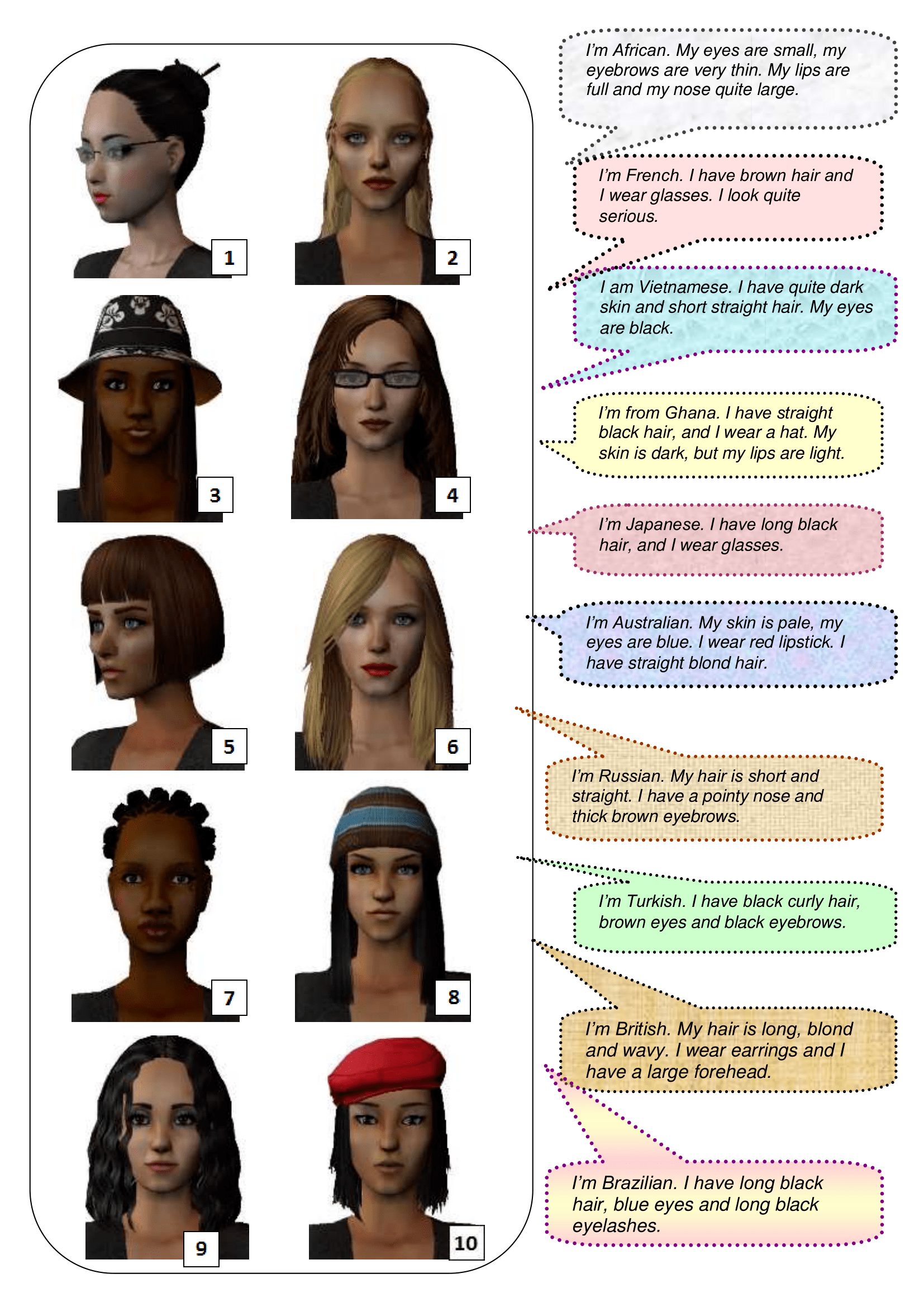 APPEARANCE by Olexandr Yatsenko - Illustrated by https://en.islcollective.com/english-esl-worksheets - Ourboox.com