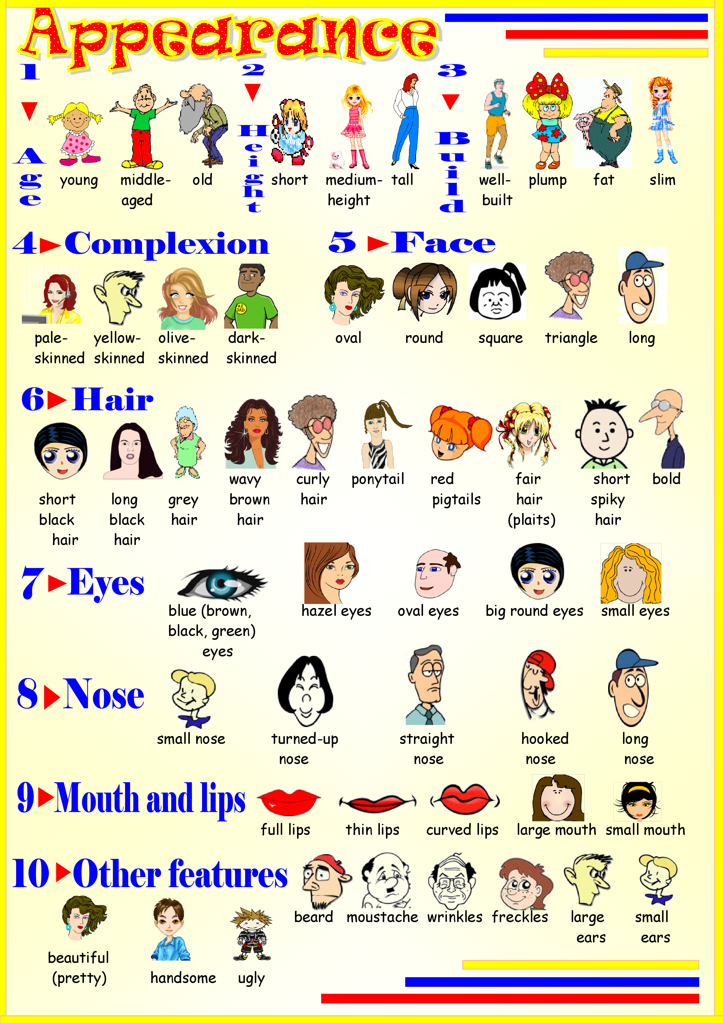 APPEARANCE by Olexandr Yatsenko - Illustrated by https://en.islcollective.com/english-esl-worksheets - Ourboox.com