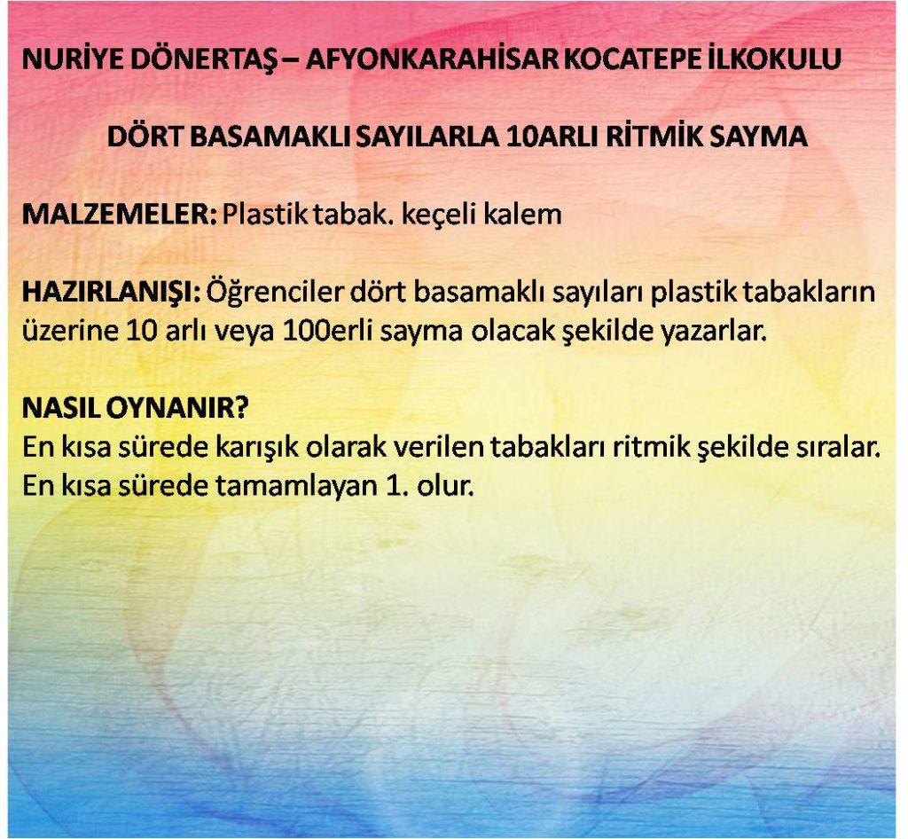 Ritmiye ve Ritmican’la İlkokullar İçin Ritmik Sayma Oyunları by eogretimci - Illustrated by eTwinning Matematikten Korkmuyorum Projesi Öğretmenleri  - Ourboox.com