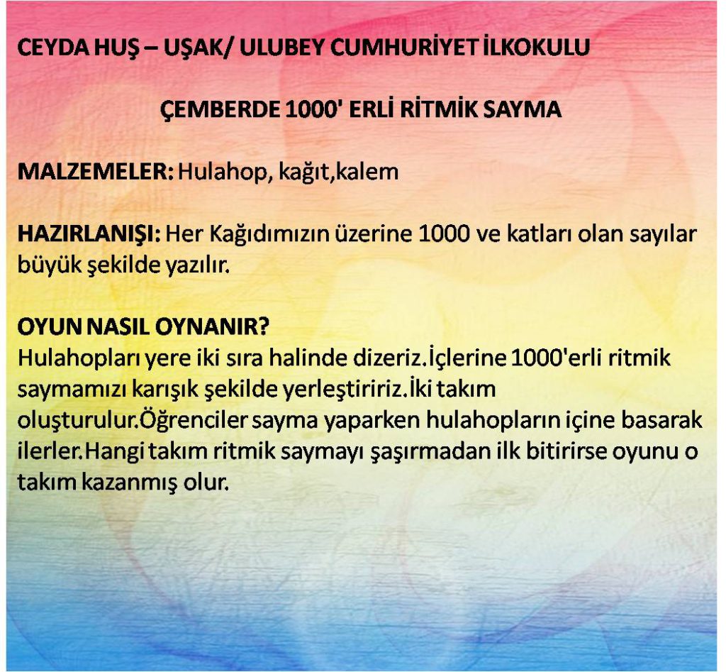 Ritmiye ve Ritmican’la İlkokullar İçin Ritmik Sayma Oyunları by eogretimci - Illustrated by eTwinning Matematikten Korkmuyorum Projesi Öğretmenleri  - Ourboox.com