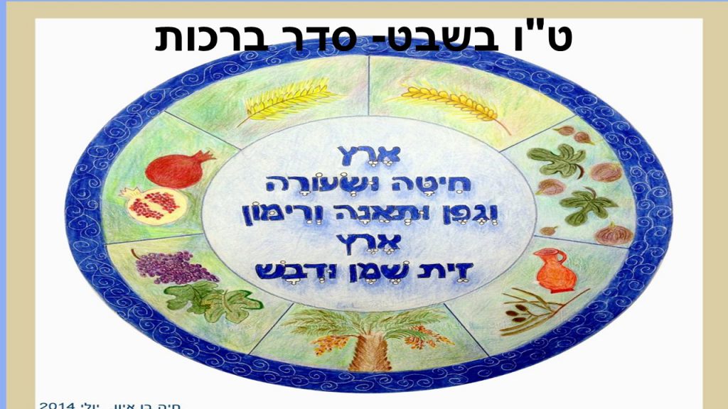 סדר ברכות ט”ו בשבט by michal sharoni - Ourboox.com