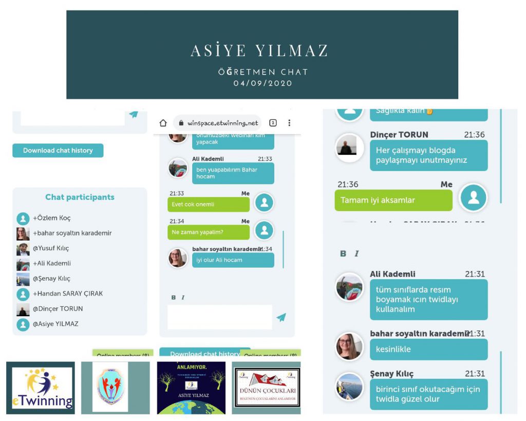DÜNÜN ÇOCUKLARI BUGÜNÜN ÇOCUKLARINI ANLAMIYOR e Twinning POJESİ ÖĞRETMEN CHAT AKTİVİTELERİ by ŞENAY KILIÇ - Ourboox.com