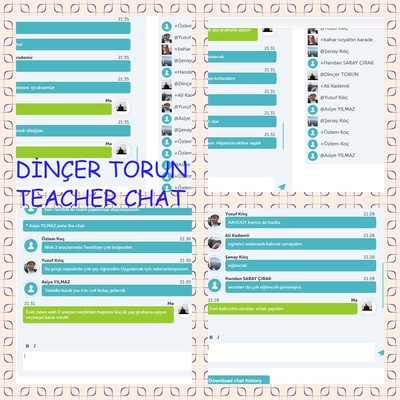 DÜNÜN ÇOCUKLARI BUGÜNÜN ÇOCUKLARINI ANLAMIYOR e Twinning POJESİ ÖĞRETMEN CHAT AKTİVİTELERİ by ŞENAY KILIÇ - Ourboox.com