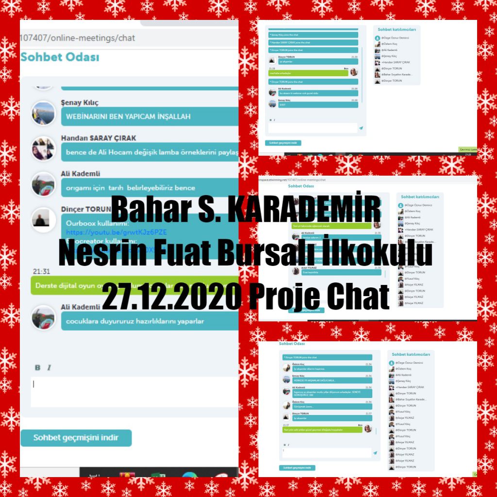 DÜNÜN ÇOCUKLARI BUGÜNÜN ÇOCUKLARINI ANLAMIYOR e Twinning POJESİ ÖĞRETMEN CHAT AKTİVİTELERİ by ŞENAY KILIÇ - Ourboox.com