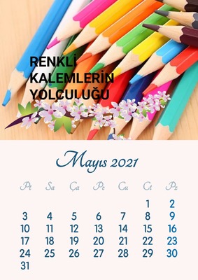 RENKLİ KALEMLERİN YOLCULUĞU İŞBİRLİKÇİ ÜRÜNÜMÜZ 2021 TAKVİMİMİZ by ÜLKÜ YAMAN - Ourboox.com
