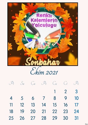 RENKLİ KALEMLERİN YOLCULUĞU İŞBİRLİKÇİ ÜRÜNÜMÜZ 2021 TAKVİMİMİZ by ÜLKÜ YAMAN - Ourboox.com