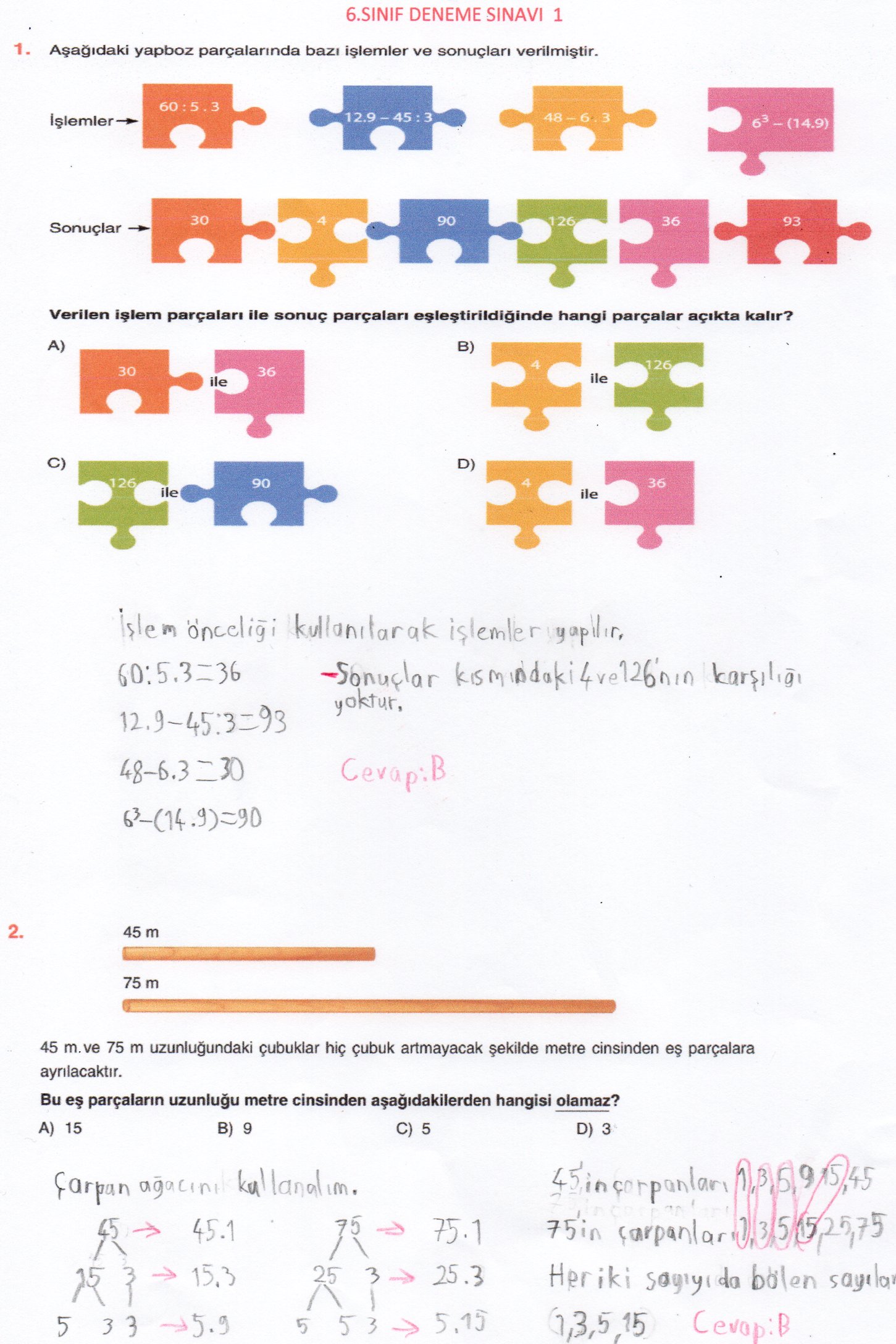 Matematik Proje Ödevi by Ayşe GÖNÜL TATAR - Ourboox.com