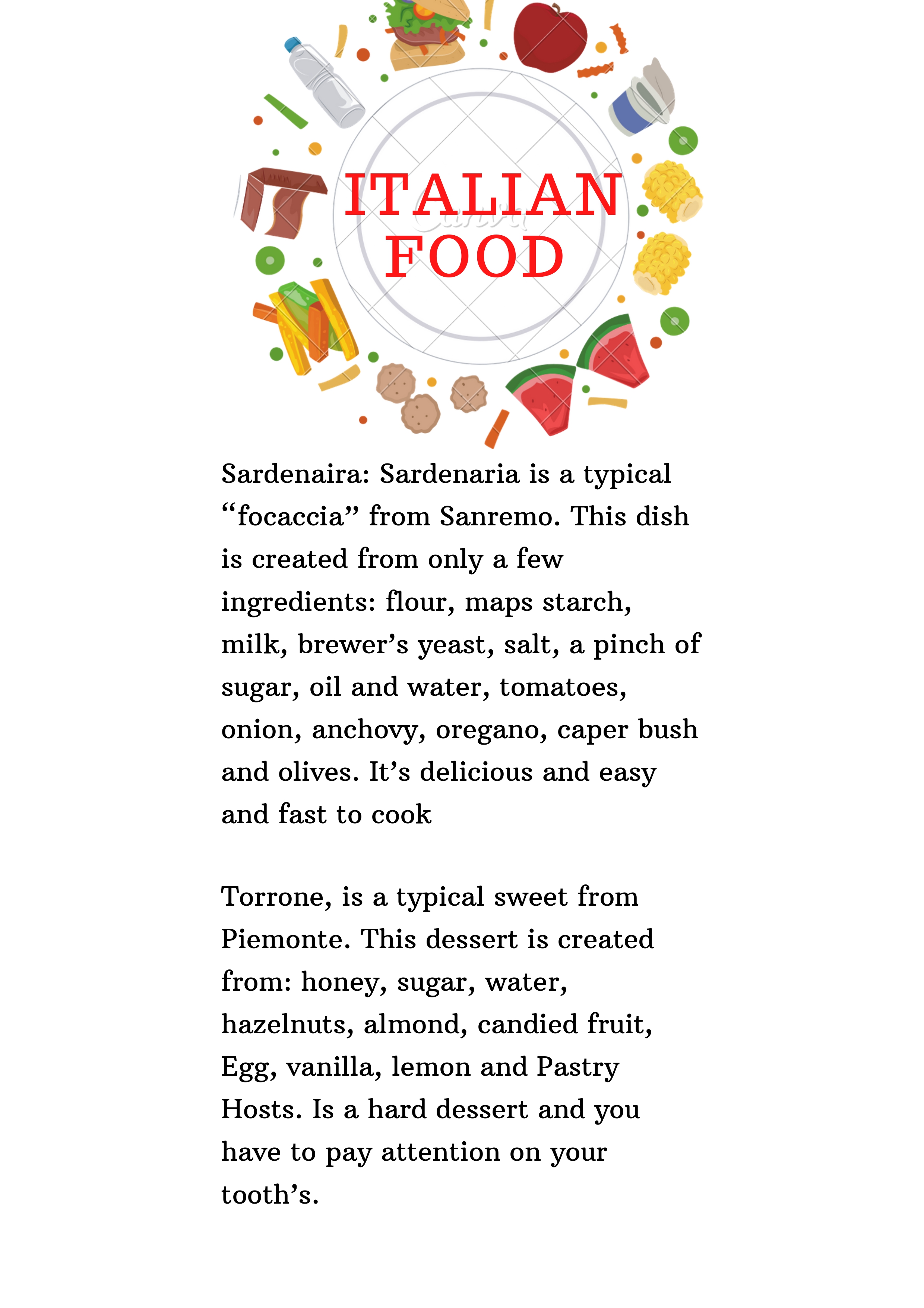 Traditional Meals (TASK 1A) by FCLL - Ourboox.com