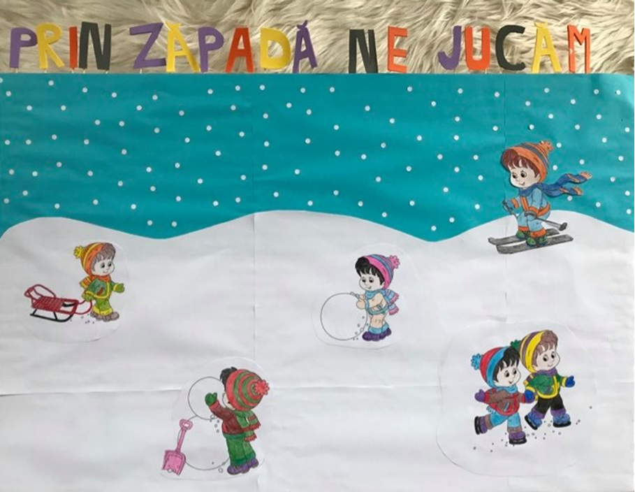 Prin zăpadă ne jucăm by Naomi Trifu - Illustrated by Educatoare: Trifu Naomi      - Ourboox.com