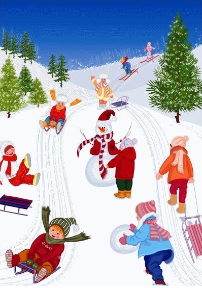 Prin zăpadă ne jucăm by Naomi Trifu - Illustrated by Educatoare: Trifu Naomi      - Ourboox.com